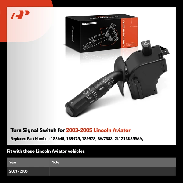 Turn Signal Switch for 2003-2005 Lincoln Aviator