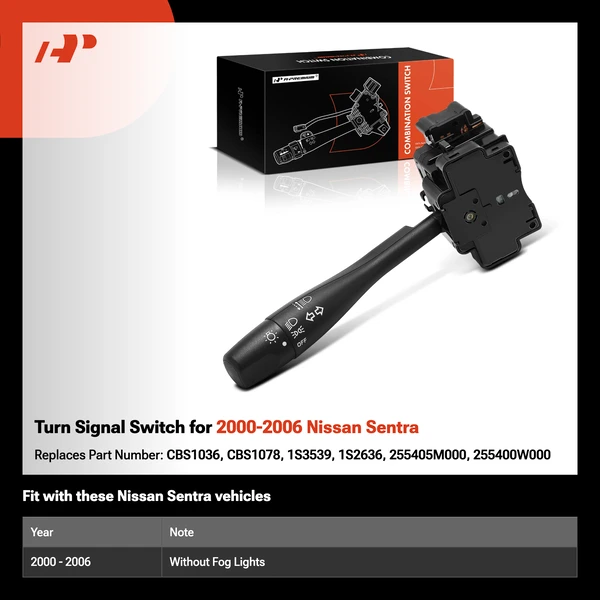Turn Signal Switch for 2000-2006 Nissan Sentra
