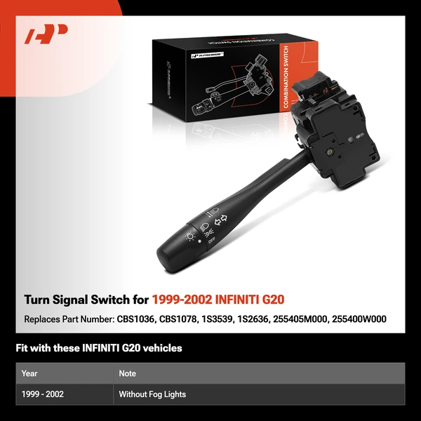Turn Signal Switch for 1999-2002 INFINITI G20