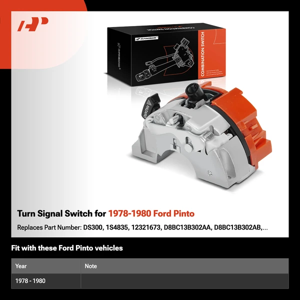 Turn Signal Switch for 1978-1980 Ford Pinto
