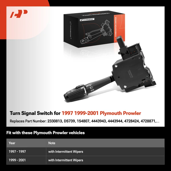 Turn Signal Switch for 1997 1999-2001 Plymouth Prowler