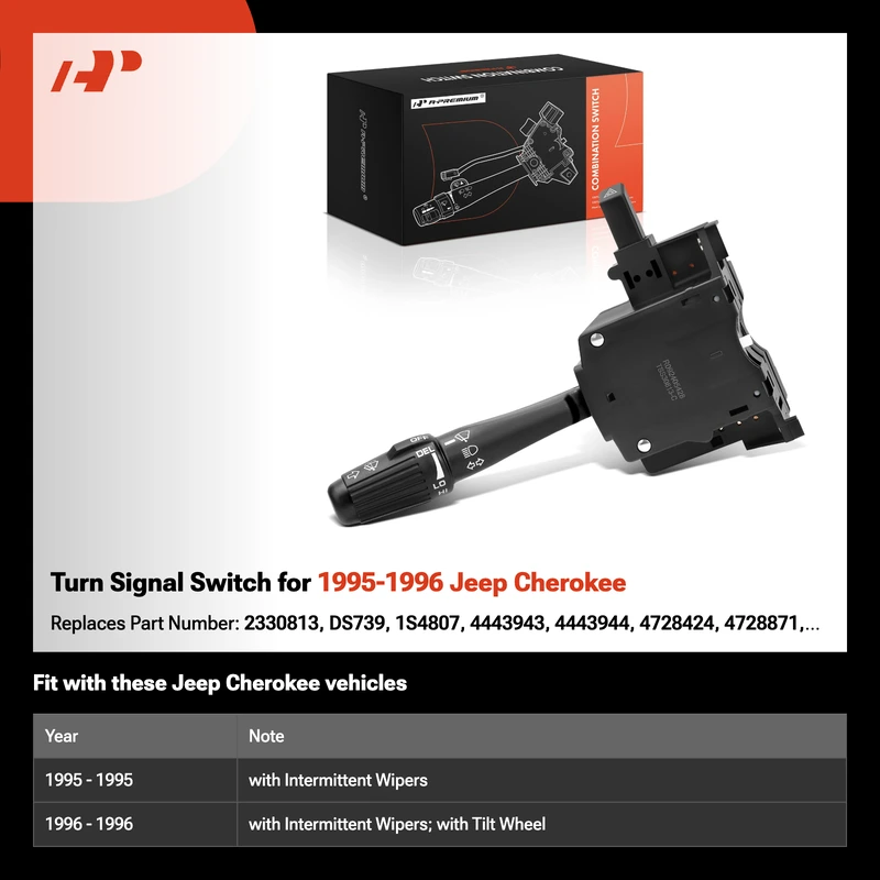 Turn Signal Switch for 1995-1996 Jeep Cherokee