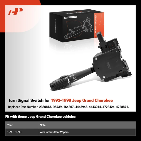 Turn Signal Switch for 1993-1998 Jeep Grand Cherokee