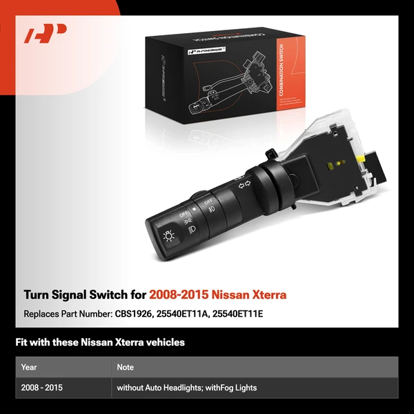 Turn Signal Switch for 2008-2015 Nissan Xterra