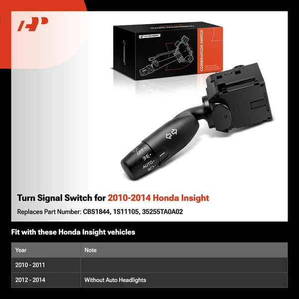 Turn Signal Switch for 2010-2014 Honda Insight