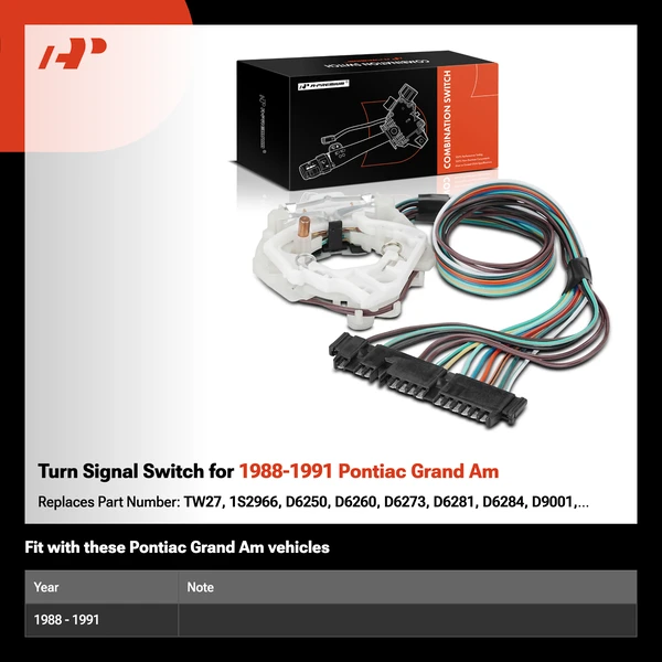 Turn Signal Switch for 1988-1991 Pontiac Grand Am