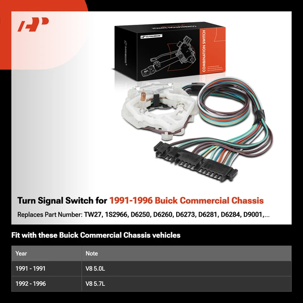 Turn Signal Switch for 1991-1996 Buick Commercial Chassis