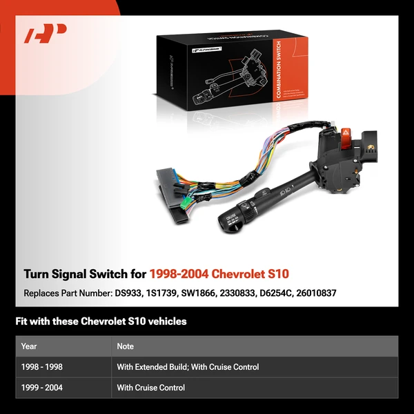 Turn Signal Switch for 1998-2004 Chevrolet S10