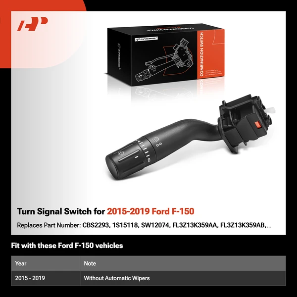 Turn Signal Switch for 2015-2019 Ford F-150
