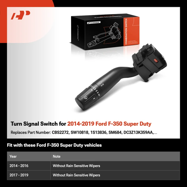 Turn Signal Switch for 2014-2019 Ford F-350 Super Duty