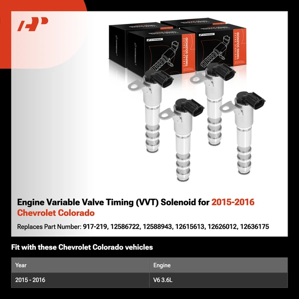 Engine Variable Valve Timing (VVT) Solenoid for 2015-2016 Chevrolet Colorado