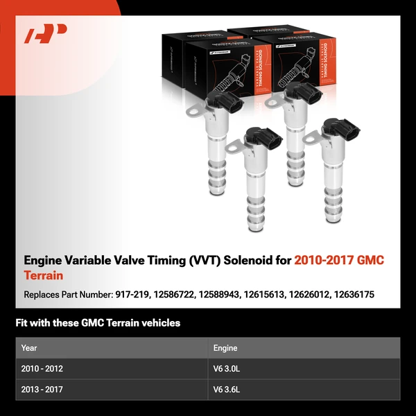 Engine Variable Valve Timing (VVT) Solenoid for 2010-2017 GMC Terrain