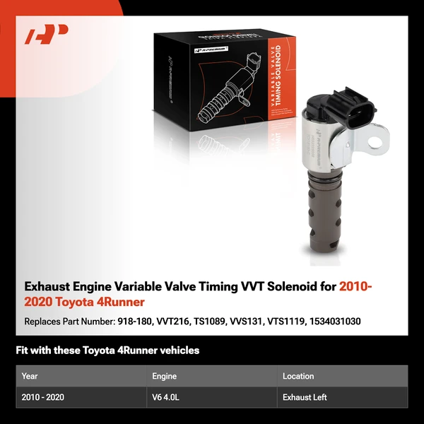 Exhaust Engine Variable Valve Timing VVT Solenoid for 2010-2020 Toyota 4Runner