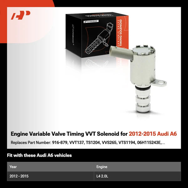 Engine Variable Valve Timing VVT Solenoid for 2012-2015 Audi A6
