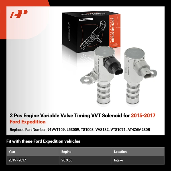 2 Pcs Engine Variable Valve Timing VVT Solenoid for 2015-2017 Ford Expedition