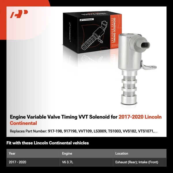 Engine Variable Valve Timing VVT Solenoid for 2017-2020 Lincoln Continental