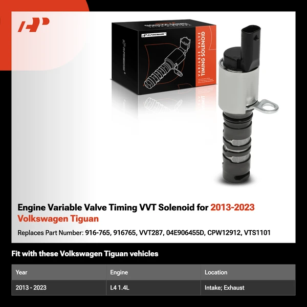 Engine Variable Valve Timing VVT Solenoid for 2013-2023 Volkswagen Tiguan