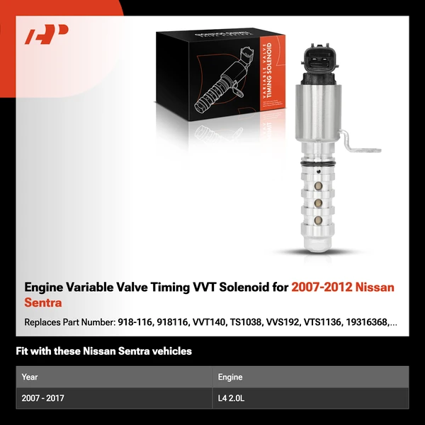 Engine Variable Valve Timing VVT Solenoid for 2007-2012 Nissan Sentra