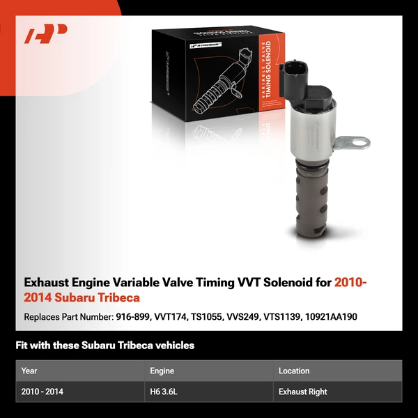 Exhaust Engine Variable Valve Timing VVT Solenoid for 2010-2014 Subaru Tribeca