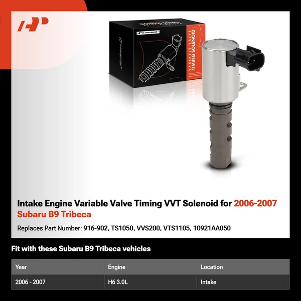 Intake Engine Variable Valve Timing VVT Solenoid for 2006-2007 Subaru B9 Tribeca
