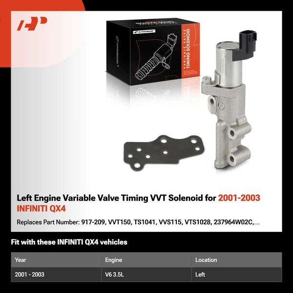 Left Engine Variable Valve Timing VVT Solenoid for 2001-2003 INFINITI QX4