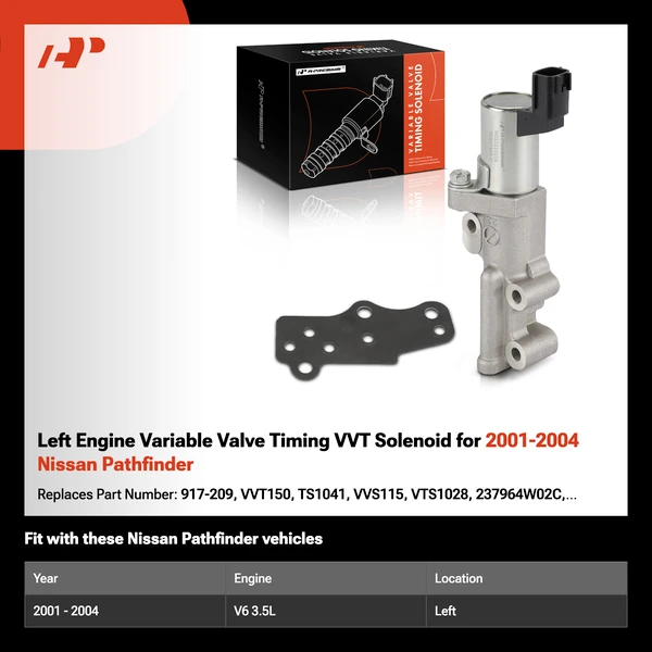 Left Engine Variable Valve Timing VVT Solenoid for 2001-2004 Nissan Pathfinder