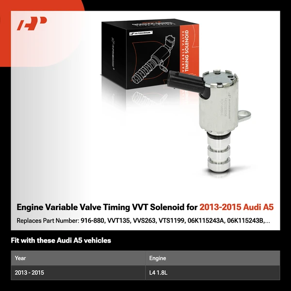 Engine Variable Valve Timing VVT Solenoid for 2013-2015 Audi A5