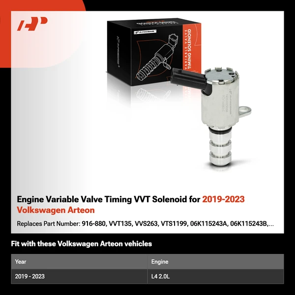 Engine Variable Valve Timing VVT Solenoid for 2019-2023 Volkswagen Arteon