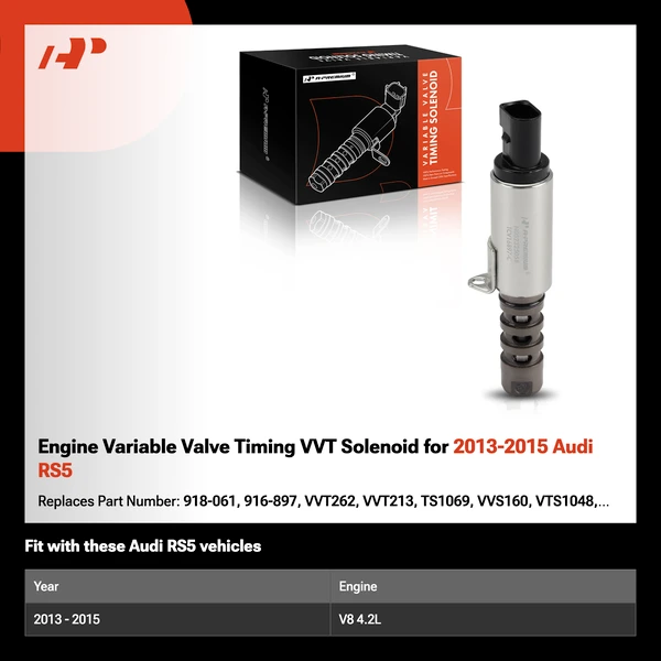 Engine Variable Valve Timing VVT Solenoid for 2013-2015 Audi RS5