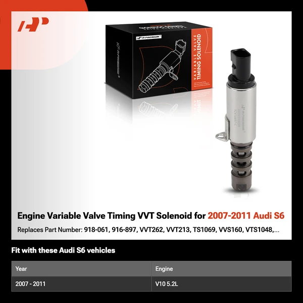 Engine Variable Valve Timing VVT Solenoid for 2007-2011 Audi S6