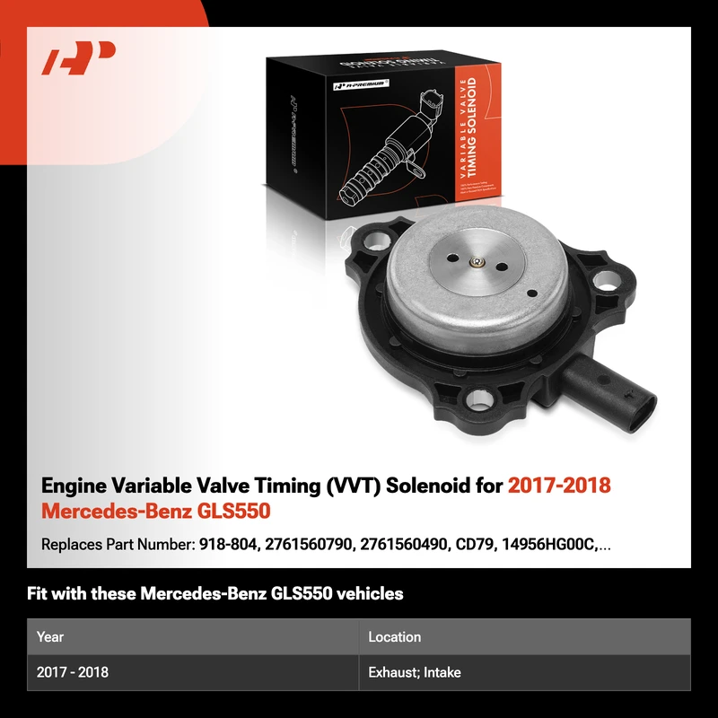 Engine Variable Valve Timing (VVT) Solenoid for 2017-2018 Mercedes-Benz GLS550