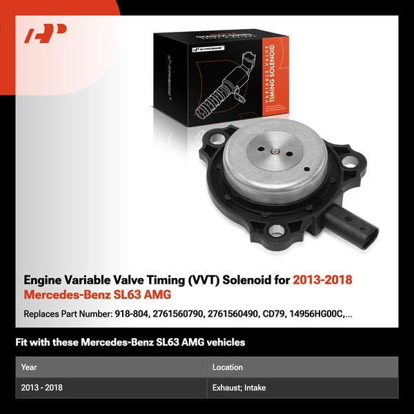 Engine Variable Valve Timing (VVT) Solenoid for 2013-2018 Mercedes-Benz SL63 AMG