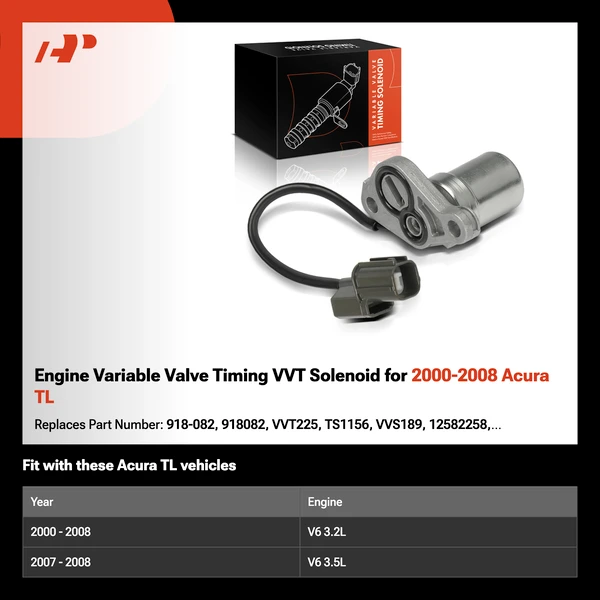 Engine Variable Valve Timing VVT Solenoid for 2000-2008 Acura TL