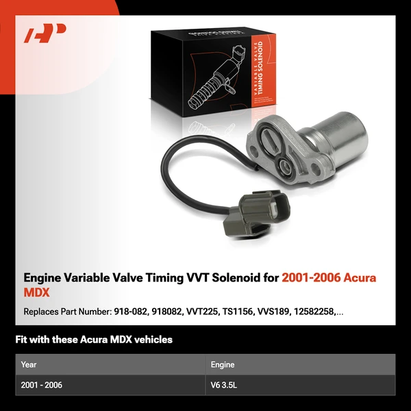 Engine Variable Valve Timing VVT Solenoid for 2001-2006 Acura MDX