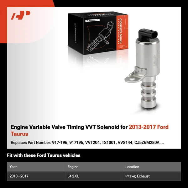 Engine Variable Valve Timing VVT Solenoid for 2013-2017 Ford Taurus