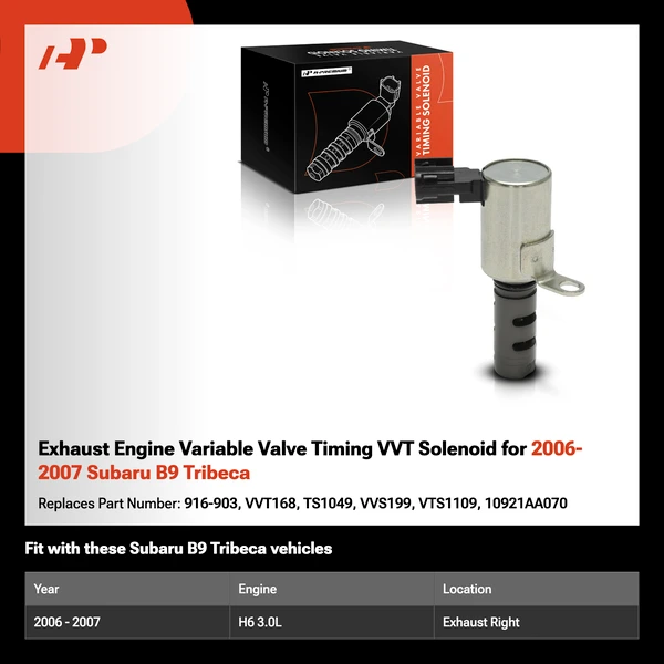 Exhaust Engine Variable Valve Timing VVT Solenoid for 2006-2007 Subaru B9 Tribeca