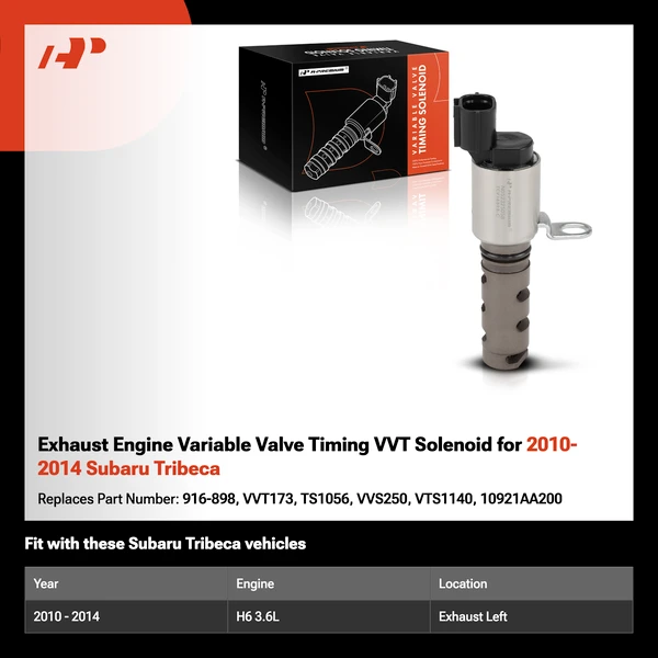 Exhaust Engine Variable Valve Timing VVT Solenoid for 2010-2014 Subaru Tribeca