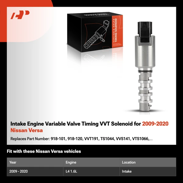 Intake Engine Variable Valve Timing VVT Solenoid for 2009-2020 Nissan Versa