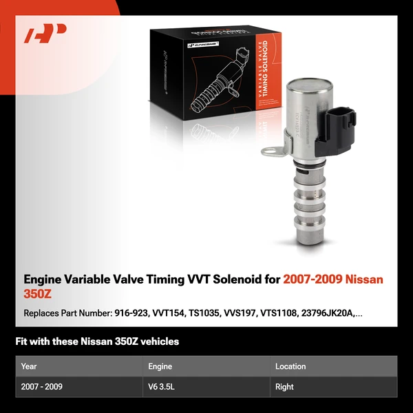 Engine Variable Valve Timing VVT Solenoid for 2007-2009 Nissan 350Z