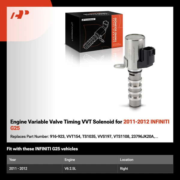 Engine Variable Valve Timing VVT Solenoid for 2011-2012 INFINITI G25