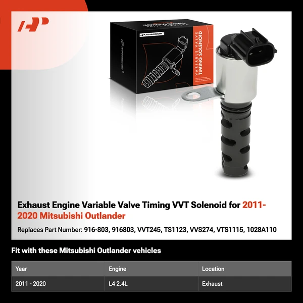 Exhaust Engine Variable Valve Timing VVT Solenoid for 2011-2020 Mitsubishi Outlander