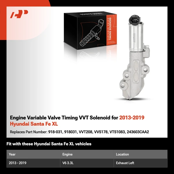 Engine Variable Valve Timing VVT Solenoid for 2013-2019 Hyundai Santa Fe XL