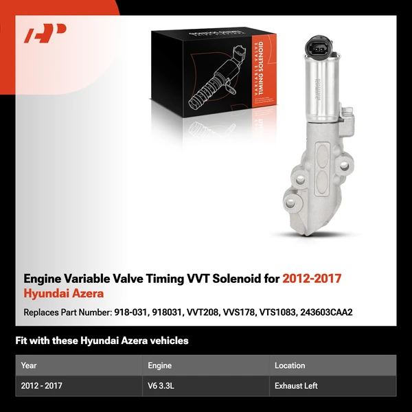 Engine Variable Valve Timing VVT Solenoid for 2012-2017 Hyundai Azera