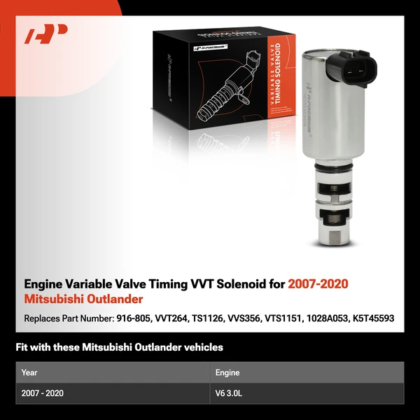 Engine Variable Valve Timing VVT Solenoid for 2007-2020 Mitsubishi Outlander