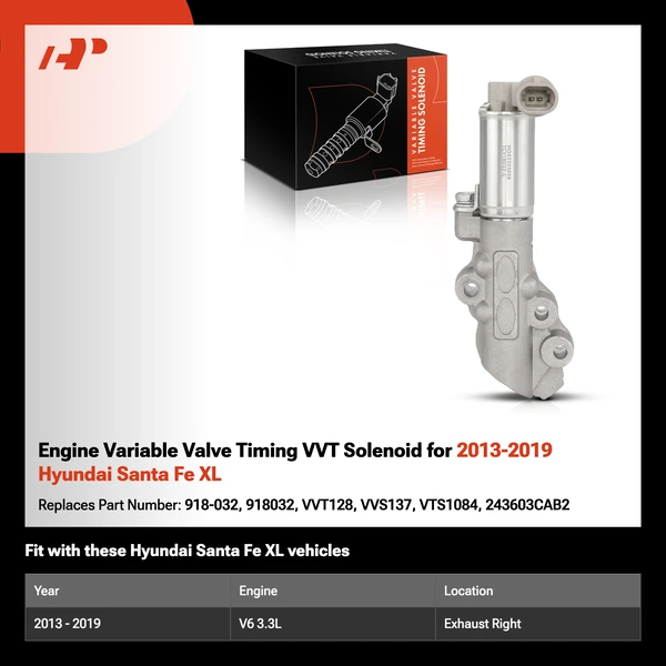 Engine Variable Valve Timing VVT Solenoid for 2013-2019 Hyundai Santa Fe XL