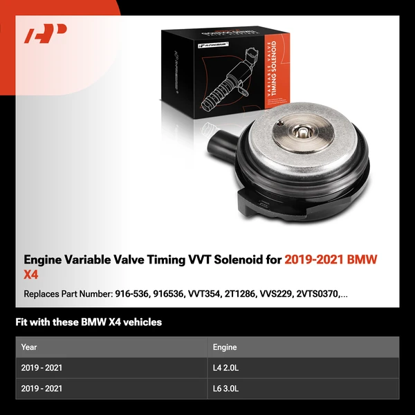 Engine Variable Valve Timing VVT Solenoid for 2019-2021 BMW X4