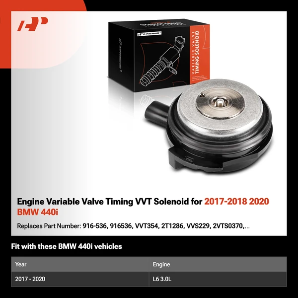 Engine Variable Valve Timing VVT Solenoid for 2017-2018 2020 BMW 440i