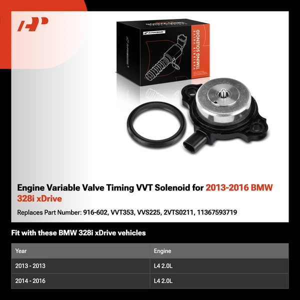 Engine Variable Valve Timing VVT Solenoid for 2013-2016 BMW 328i xDrive