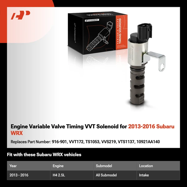 Engine Variable Valve Timing VVT Solenoid for 2013-2016 Subaru WRX