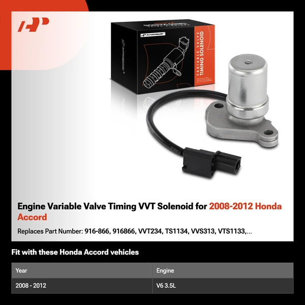 Engine Variable Valve Timing VVT Solenoid for 2008-2012 Honda Accord